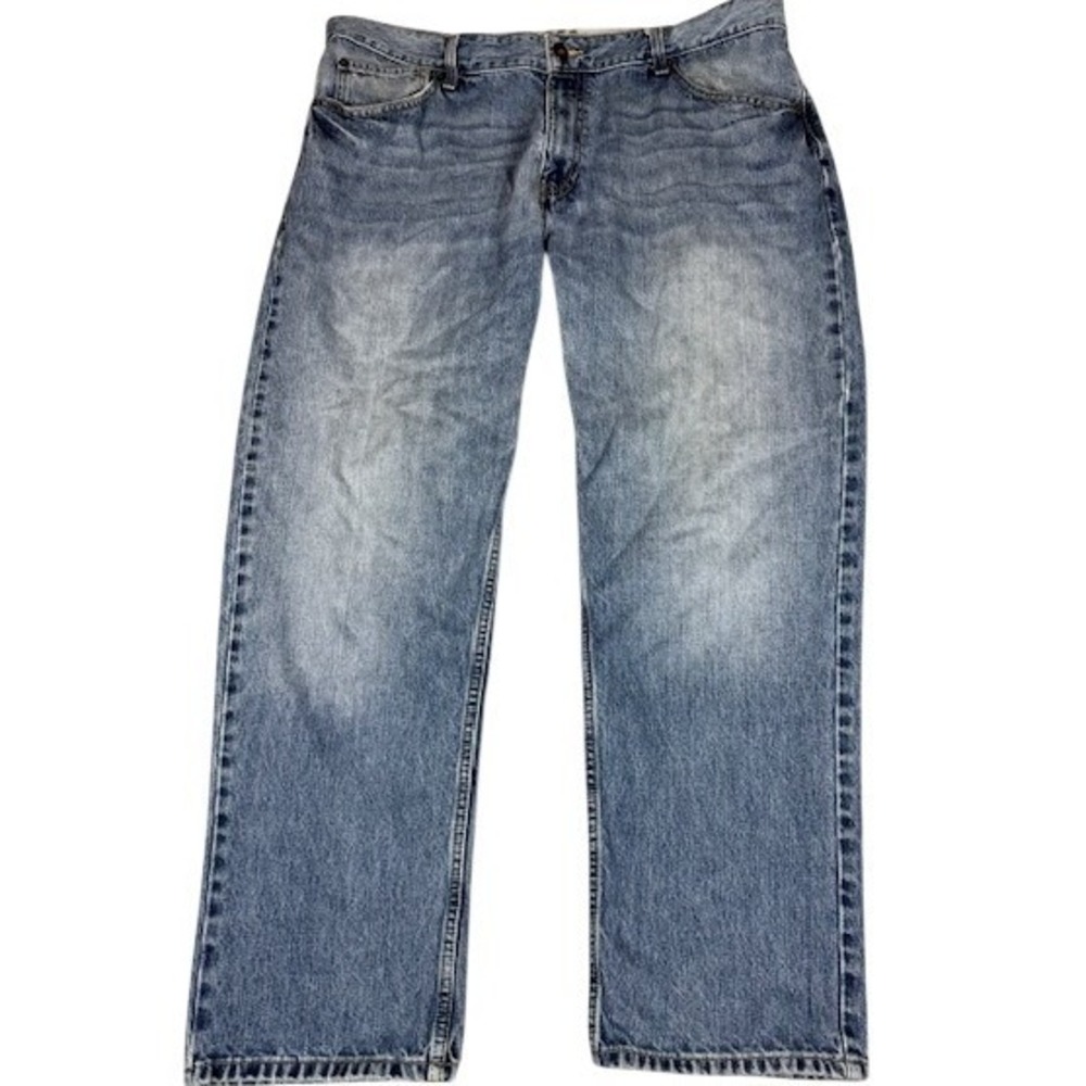 Tommy Hilfiger Jeans Mens‎ 38 Classic Straight Light Wash Denim Blue Pants